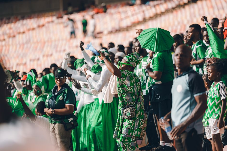 nigeria flag stadium