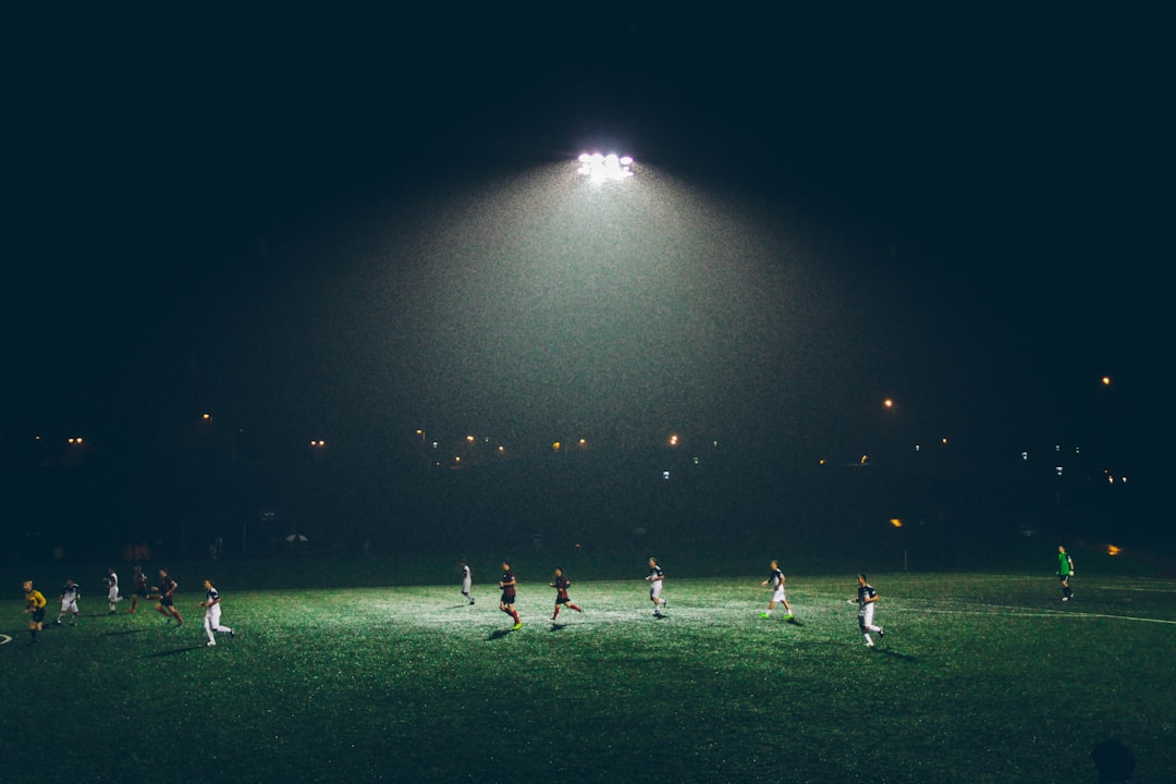 soccer ball stadium lights