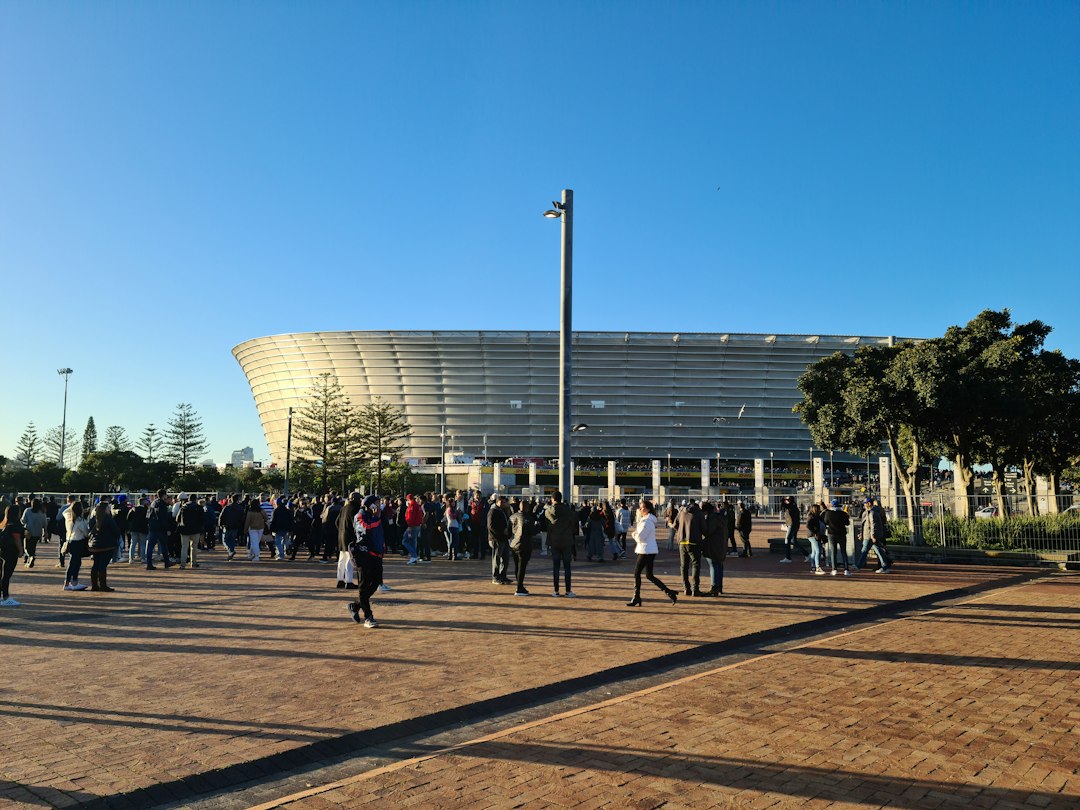football stadium crowd africa